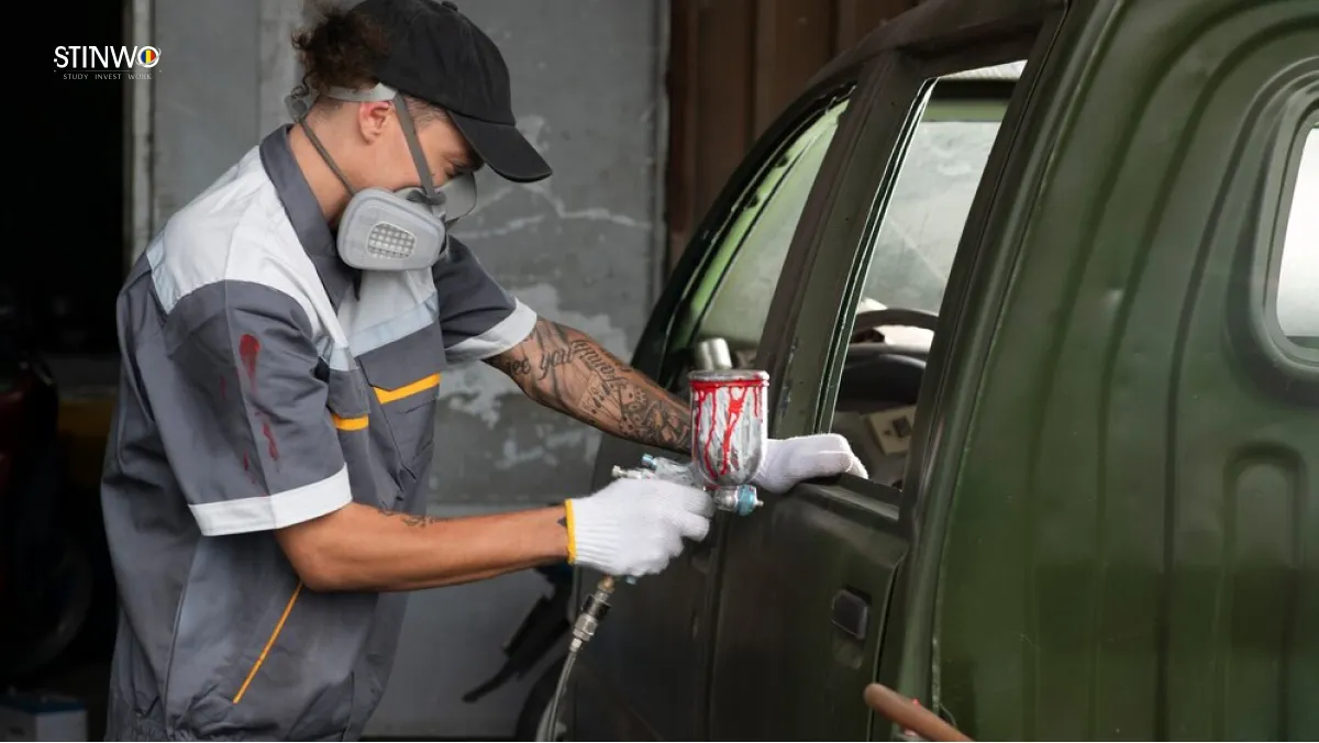 Car Painter in Romania