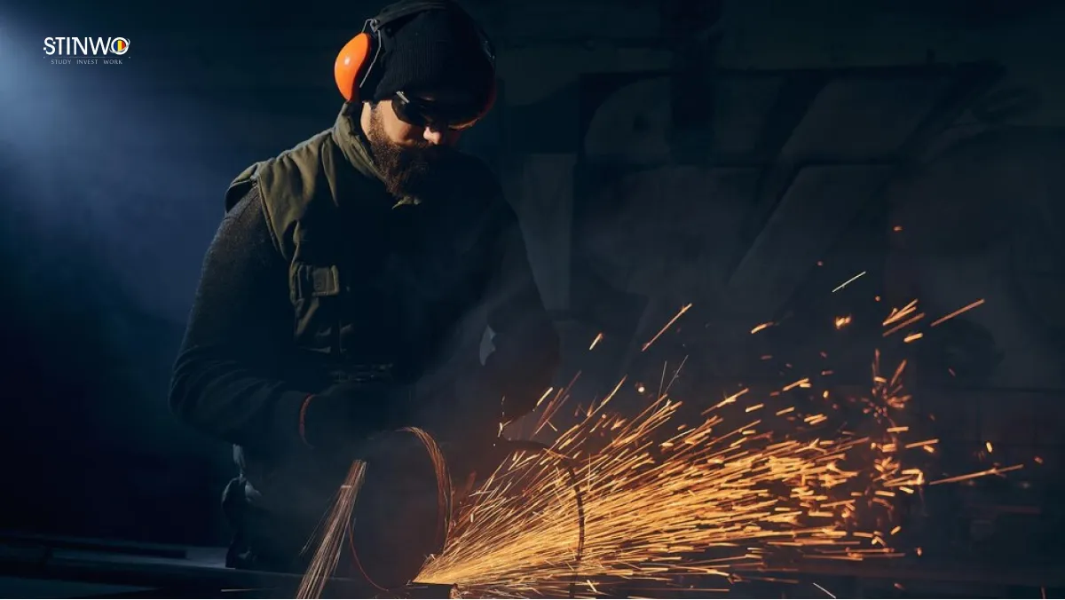 Welder in Romania